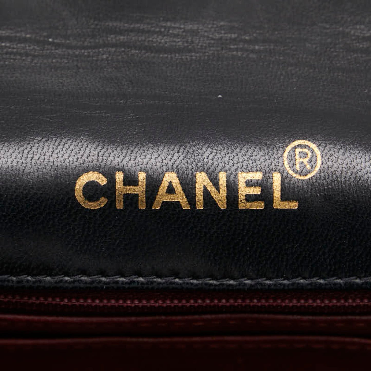 Chanel Black Leather Diana
