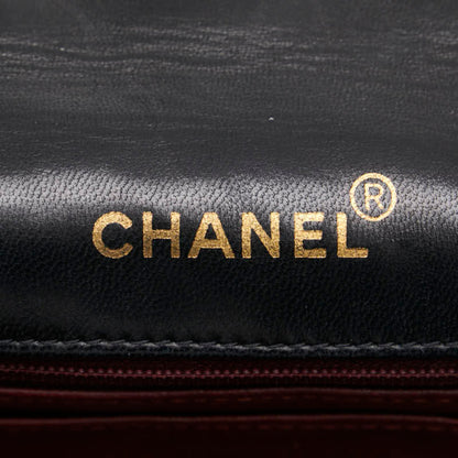 Chanel Black Leather Diana