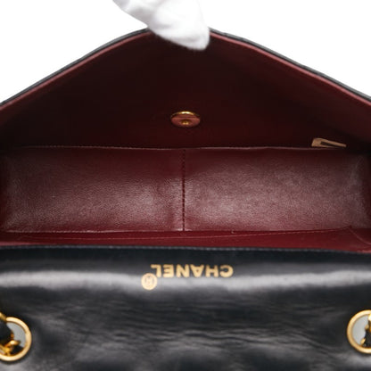 Chanel Black Leather Diana