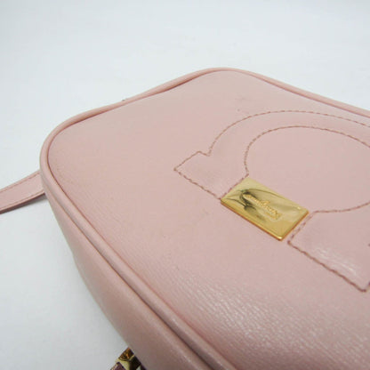 Salvatore Ferragamo Pink Leather Gancini