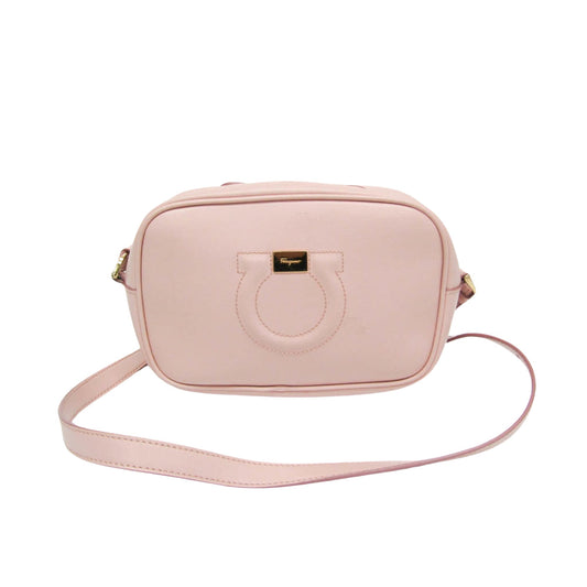 Salvatore Ferragamo Pink Leather Gancini