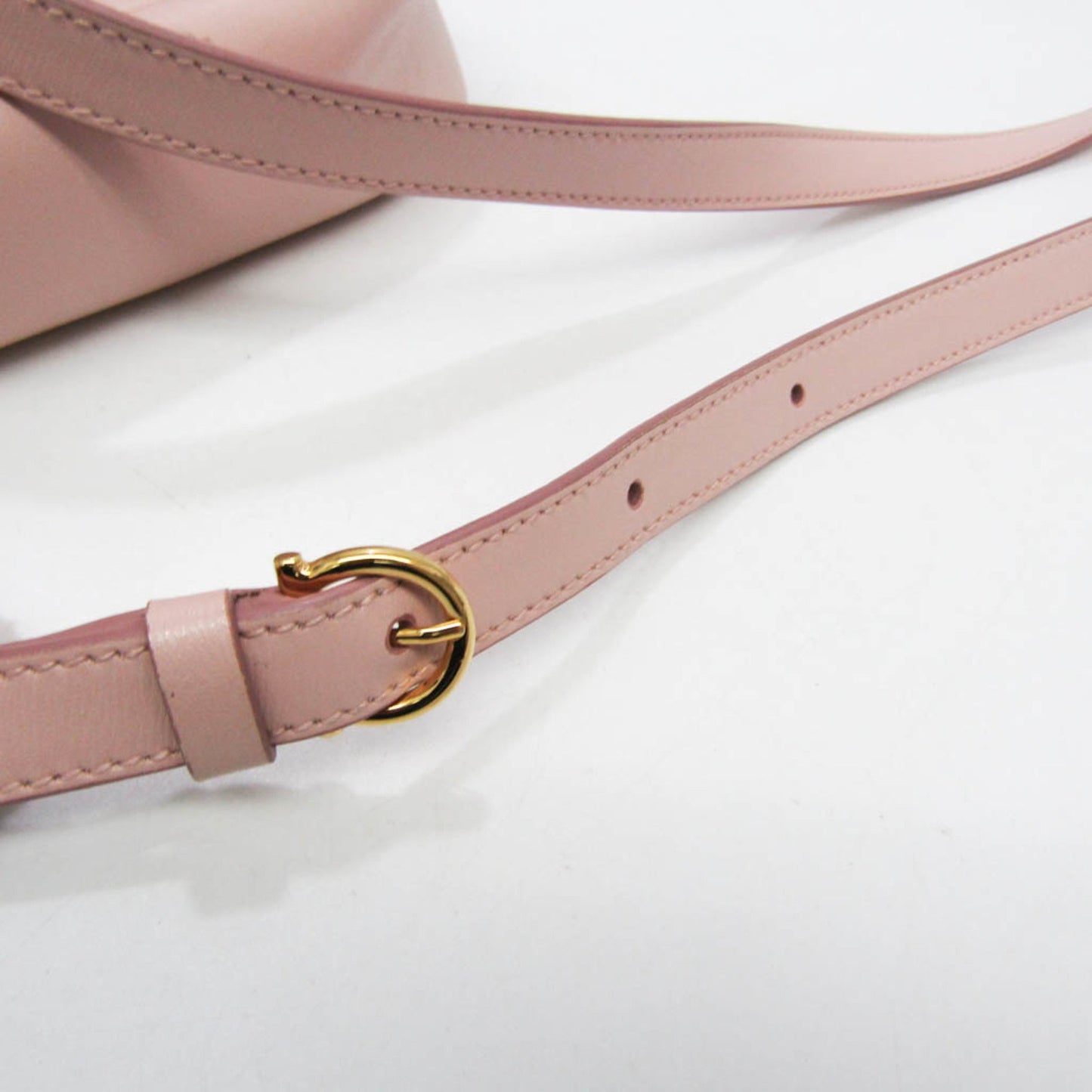 Salvatore Ferragamo Pink Leather Gancini