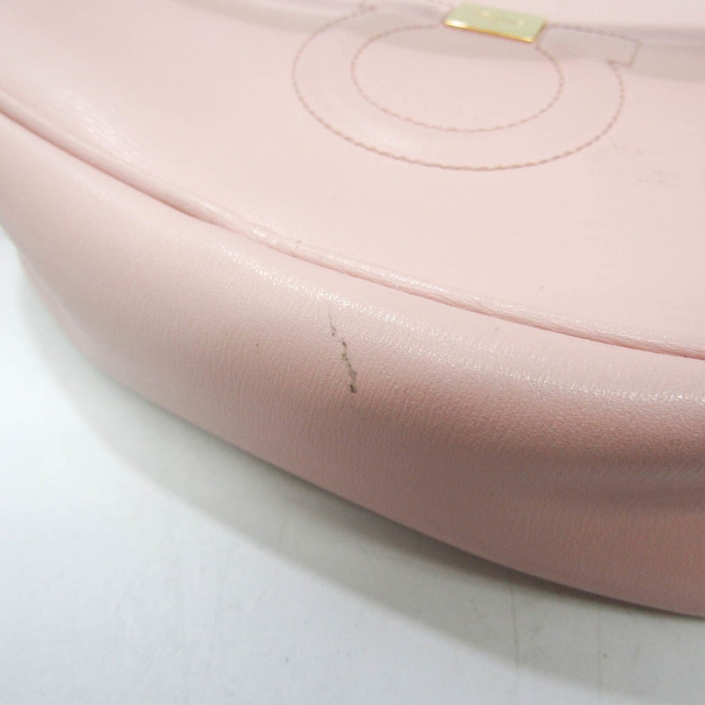Salvatore Ferragamo Pink Leather Gancini