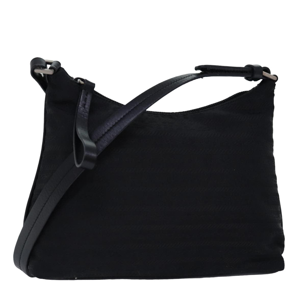 Prada Black Synthetic Tessuto