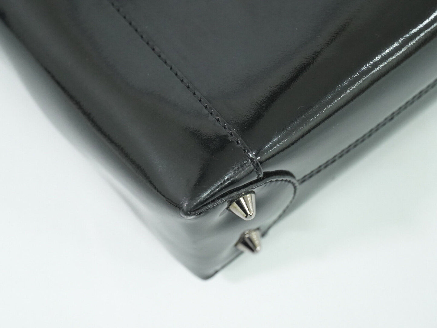 Dior Black Patent Leather Maris Pearl
