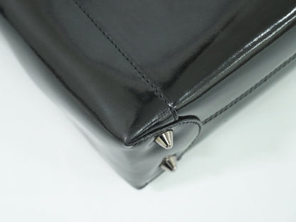 Dior Black Patent Leather Maris Pearl