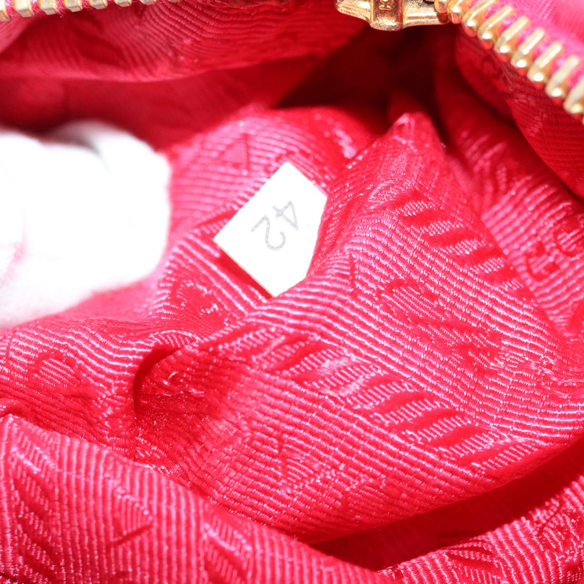 Prada Pink Synthetic Tessuto