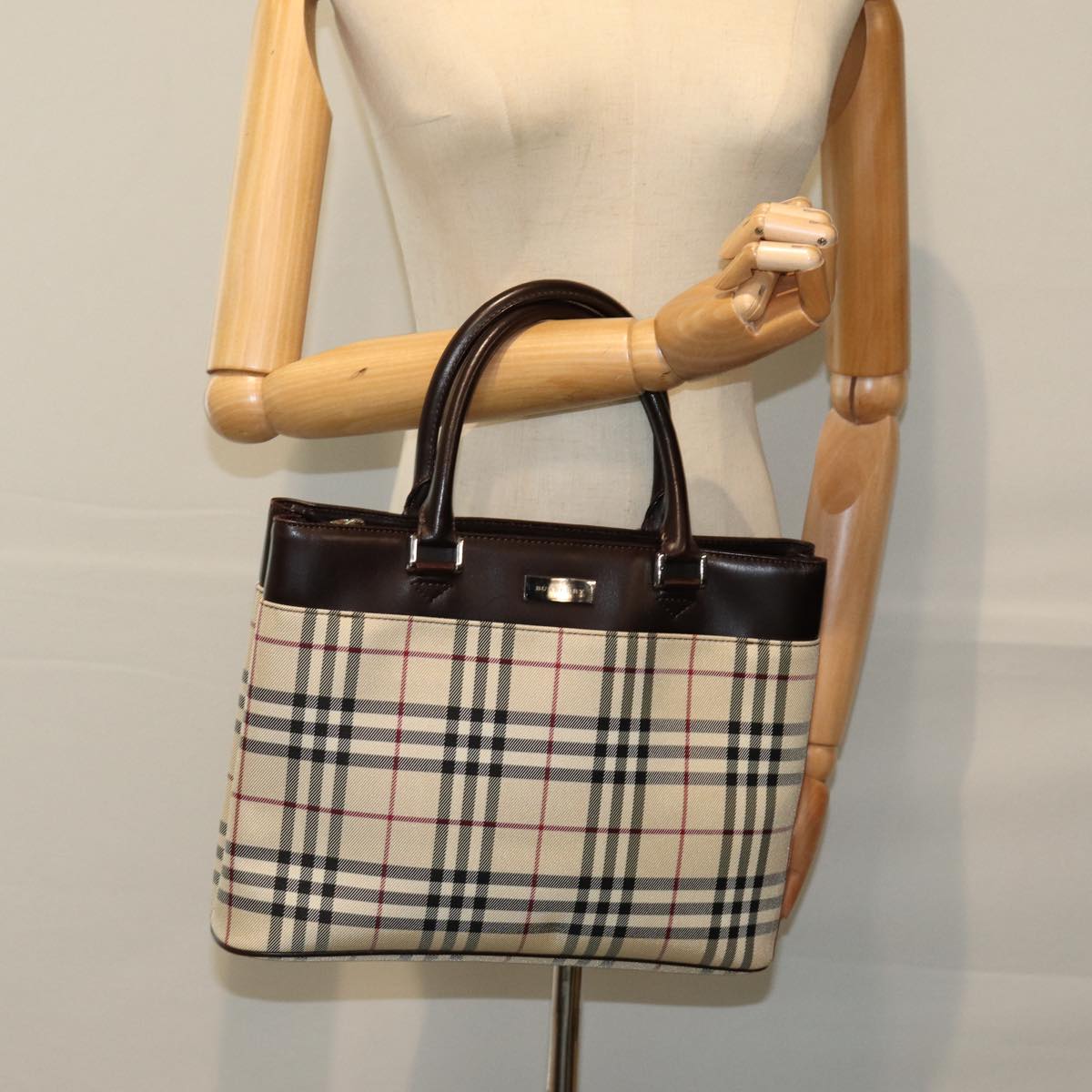 Burberry Brown Canvas Nova Check