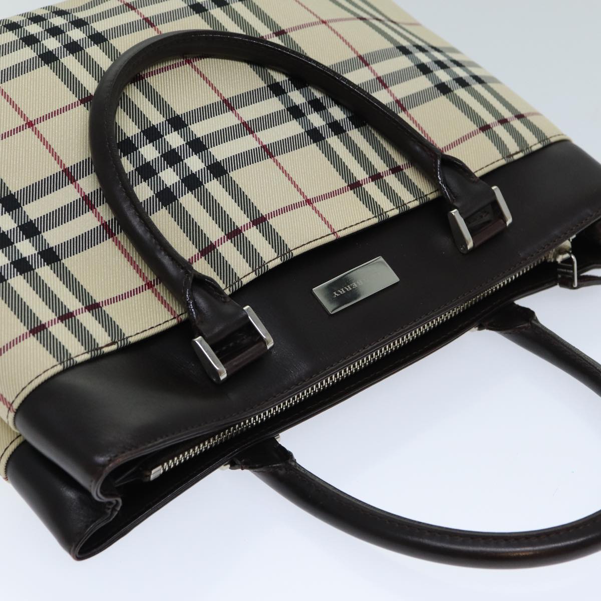 Burberry Brown Canvas Nova Check