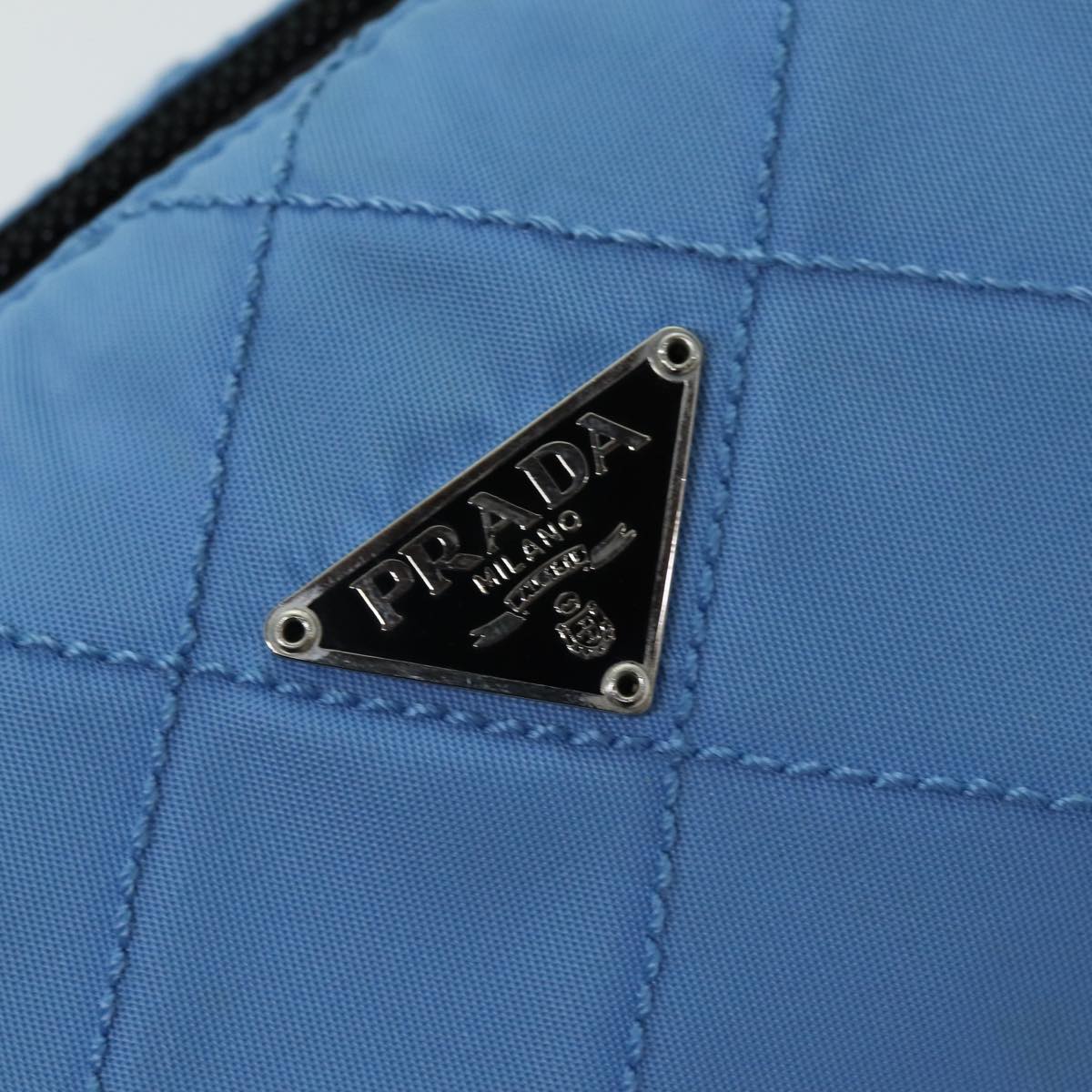 Prada Blue Synthetic Clutch