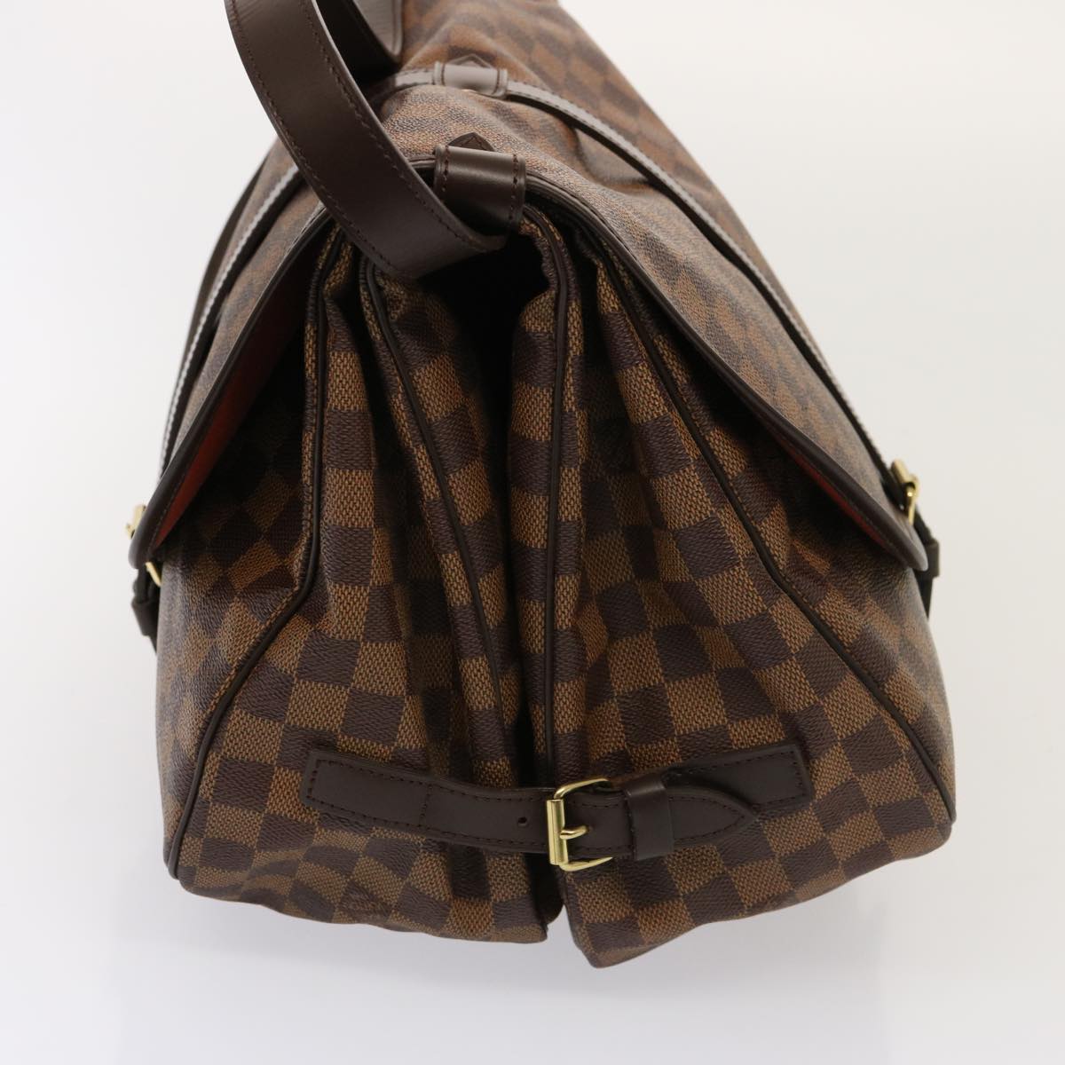 Louis Vuitton Brown Canvas Saumur 35