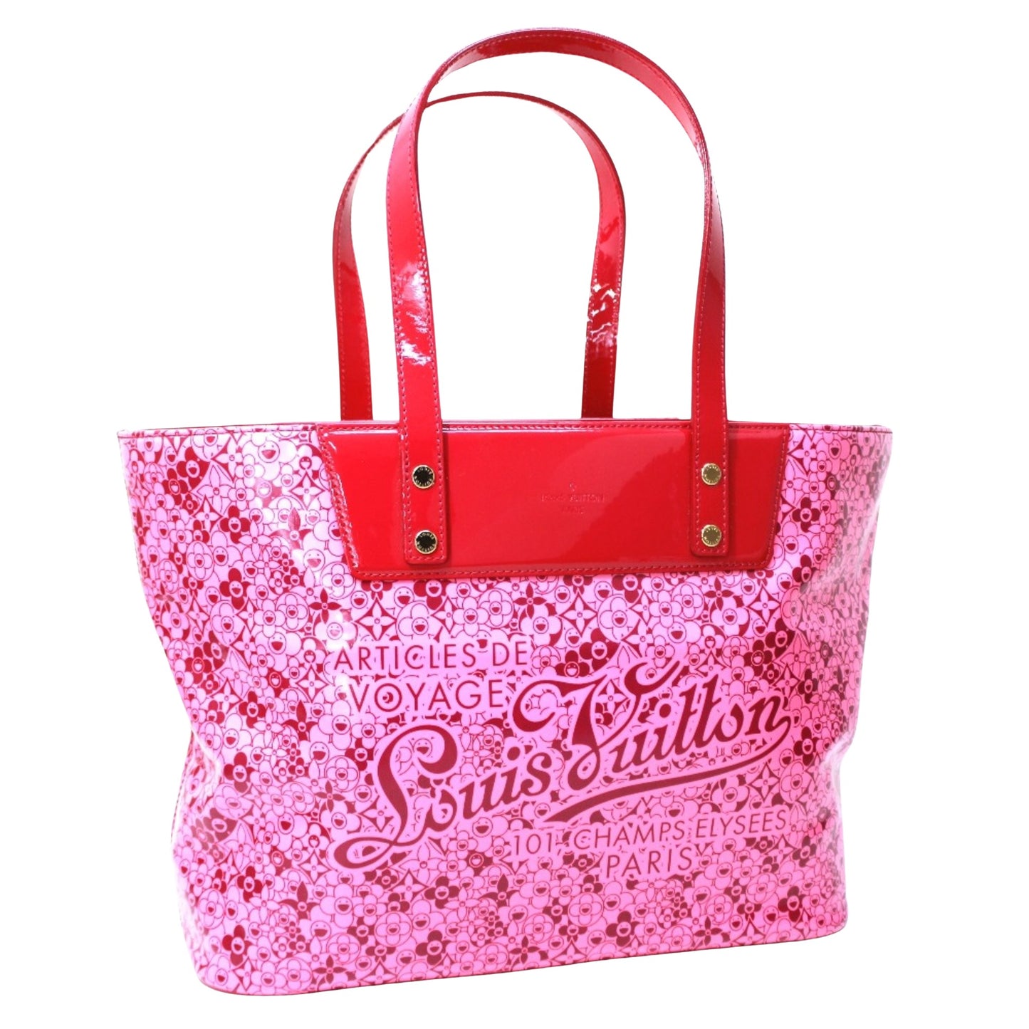 Louis Vuitton Pink Patent Leather Beach