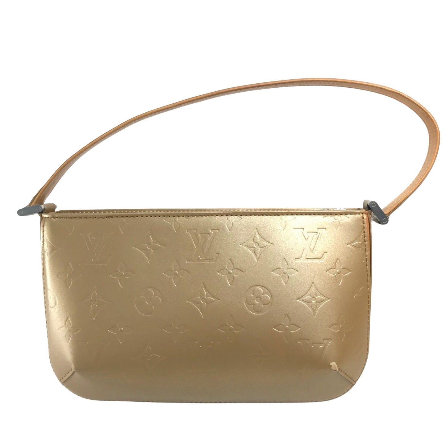 Louis Vuitton Gold Leather Fowler
