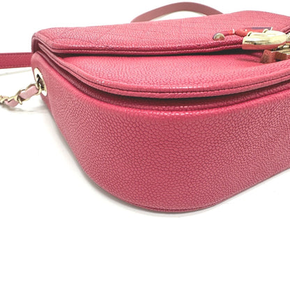 Chanel Pink Leather Coco Cuba