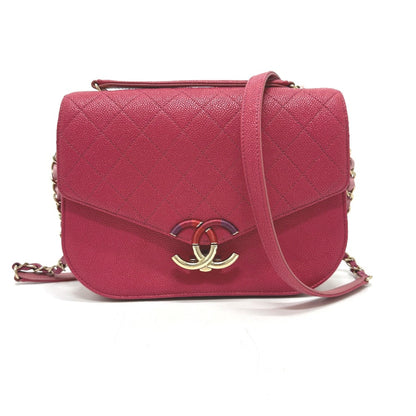 Chanel Pink Leather Coco Cuba