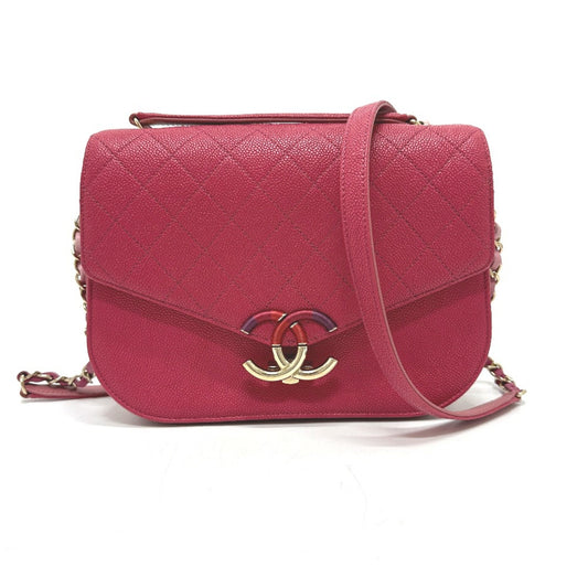 Chanel Pink Leather Coco Cuba