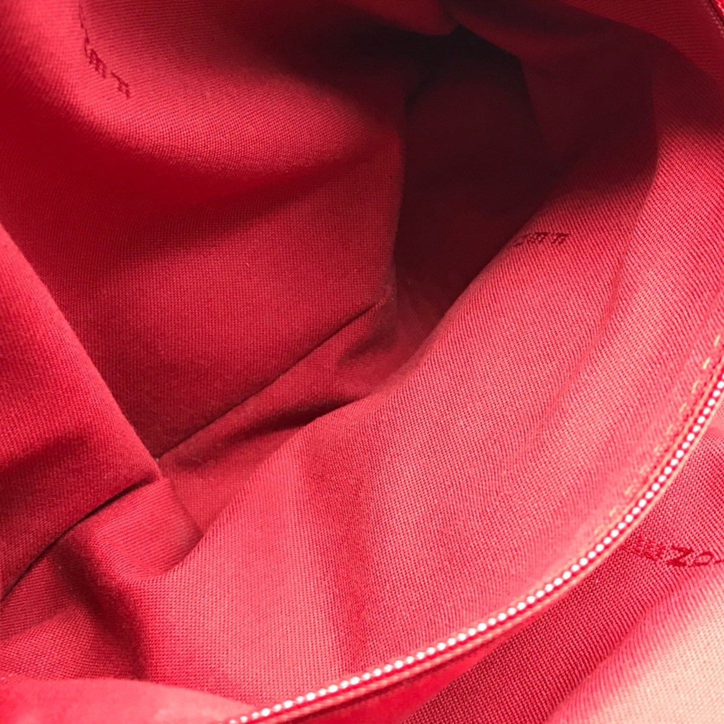 Fendi Red Leather Chameleon