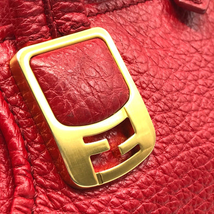 Fendi Red Leather Chameleon