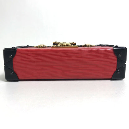Louis Vuitton Red Leather Petit Malle