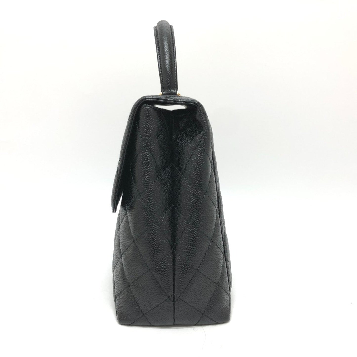 Chanel Black Leather Coco Handle