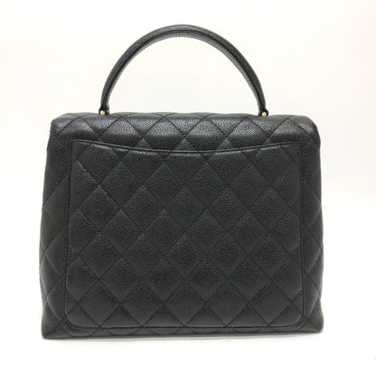 Chanel Black Leather Coco Handle