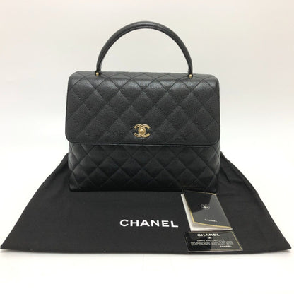 Chanel Black Leather Coco Handle