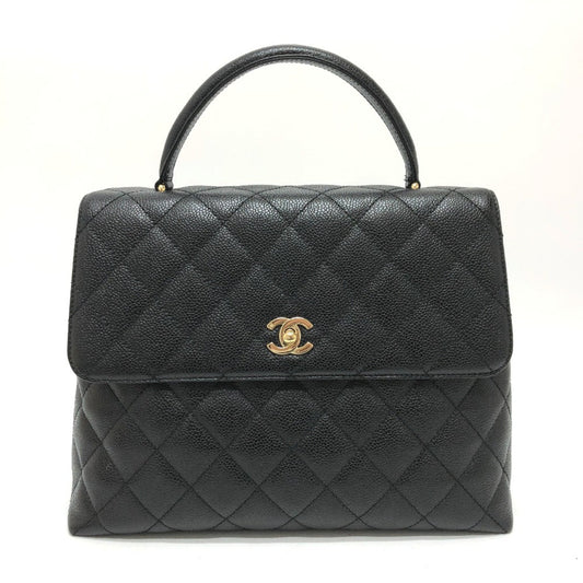 Chanel Black Leather Coco Handle