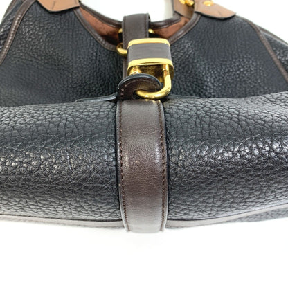 Loewe Black Leather Anagram