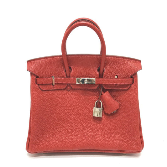 Hermès Red Leather Birkin 25