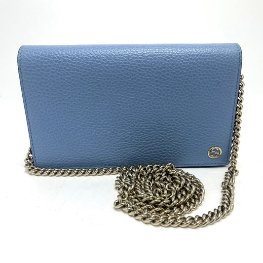 Gucci Blue Leather Betty