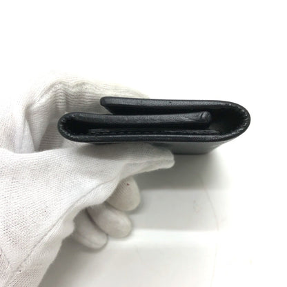Gucci Black Leather Gg Pattern