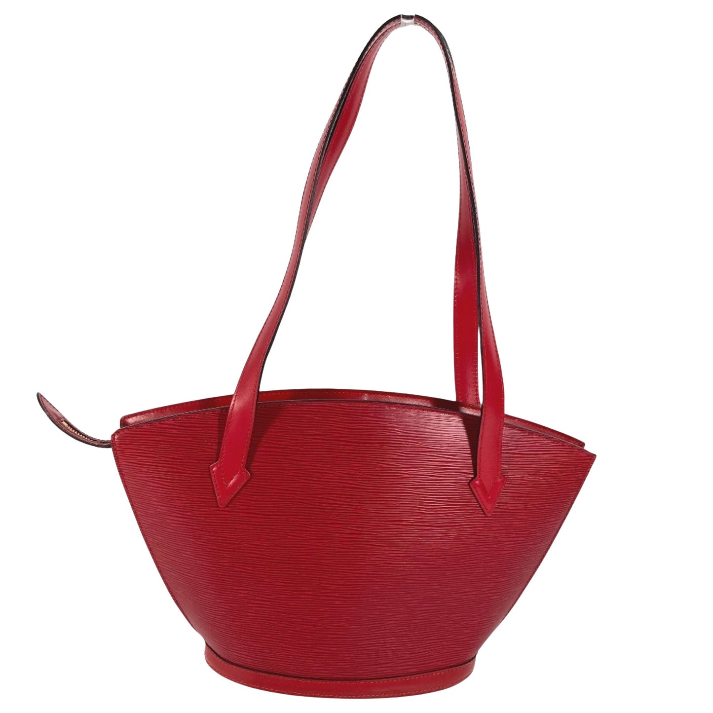 Louis Vuitton Red Leather Saint Jacques