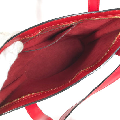 Louis Vuitton Red Leather Saint Jacques