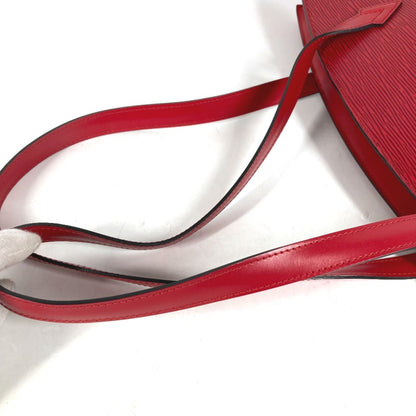 Louis Vuitton Red Leather Saint Jacques