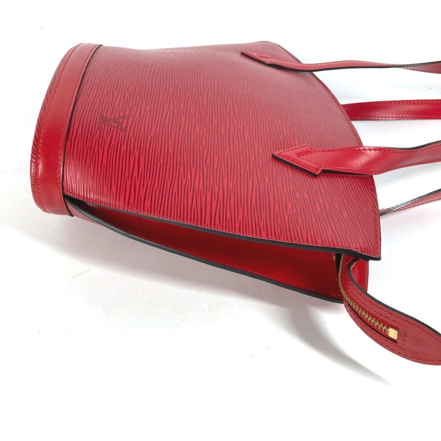 Louis Vuitton Red Leather Saint Jacques