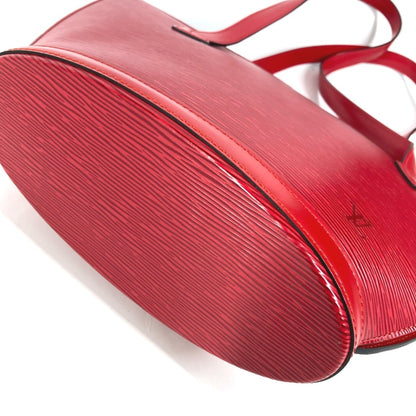 Louis Vuitton Red Leather Saint Jacques