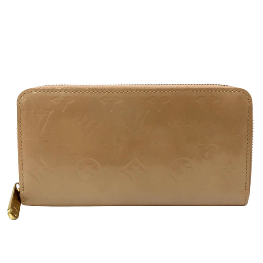 Louis Vuitton Brown Patent Leather Zippy Wallet