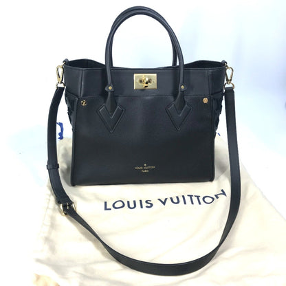 Louis Vuitton Black Leather On My Side