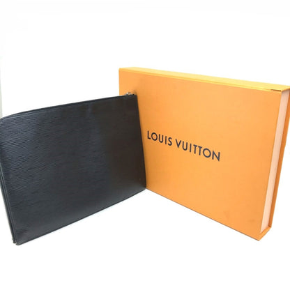 Louis Vuitton Black Leather Pochette Jour