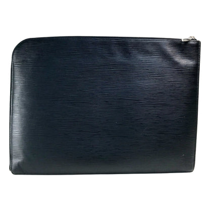 Louis Vuitton Black Leather Pochette Jour