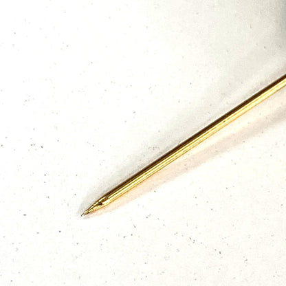 Chanel Gold Gold Plated Logo Cc