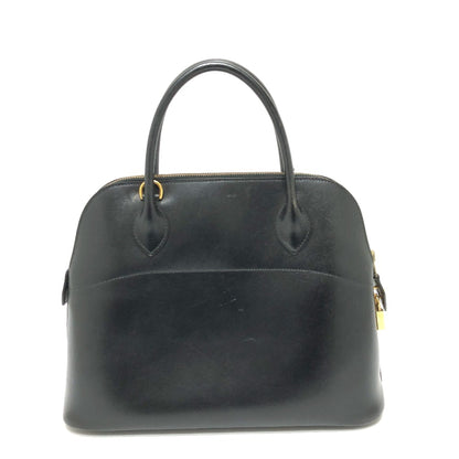 Hermès Black Leather Bolide