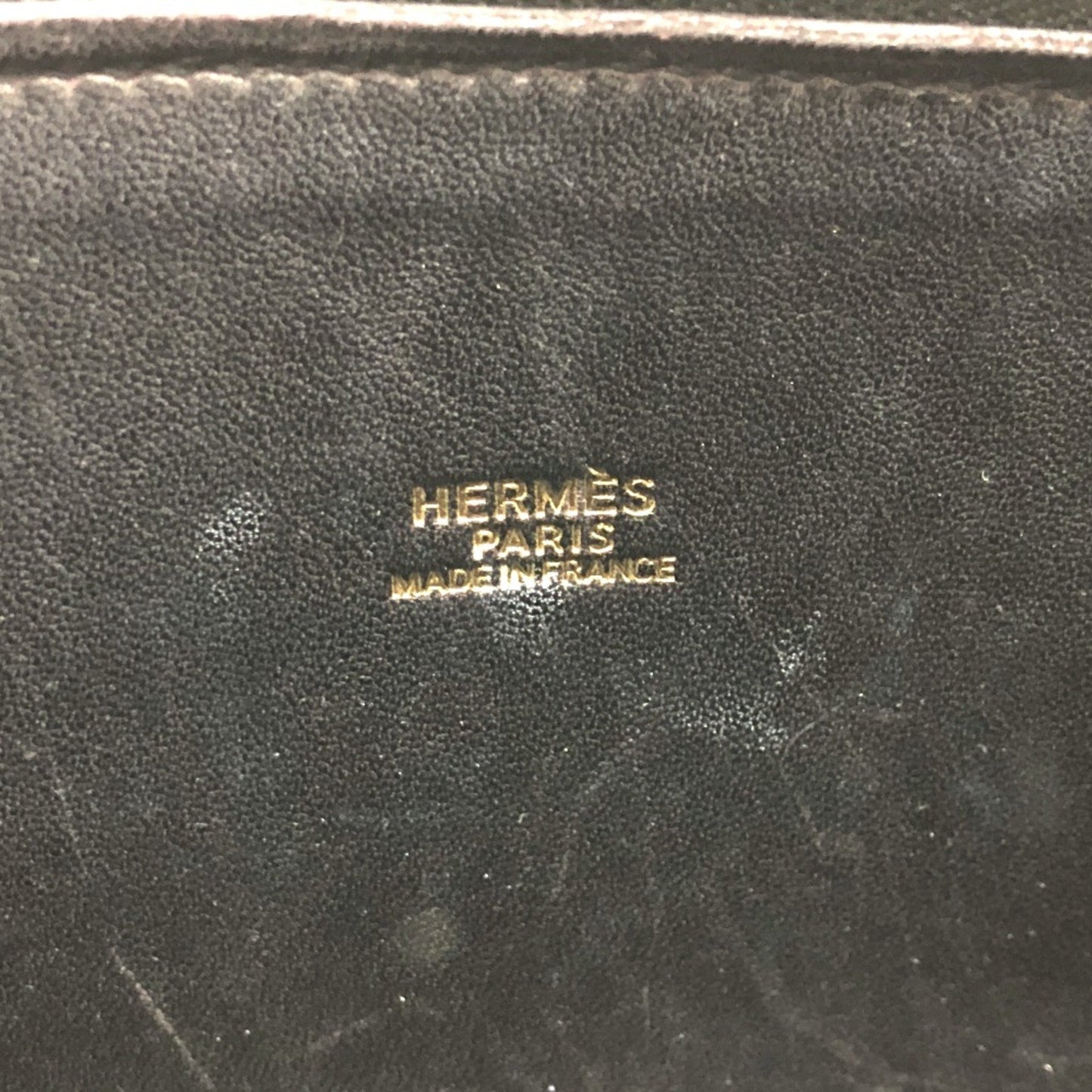 Hermès Black Leather Bolide