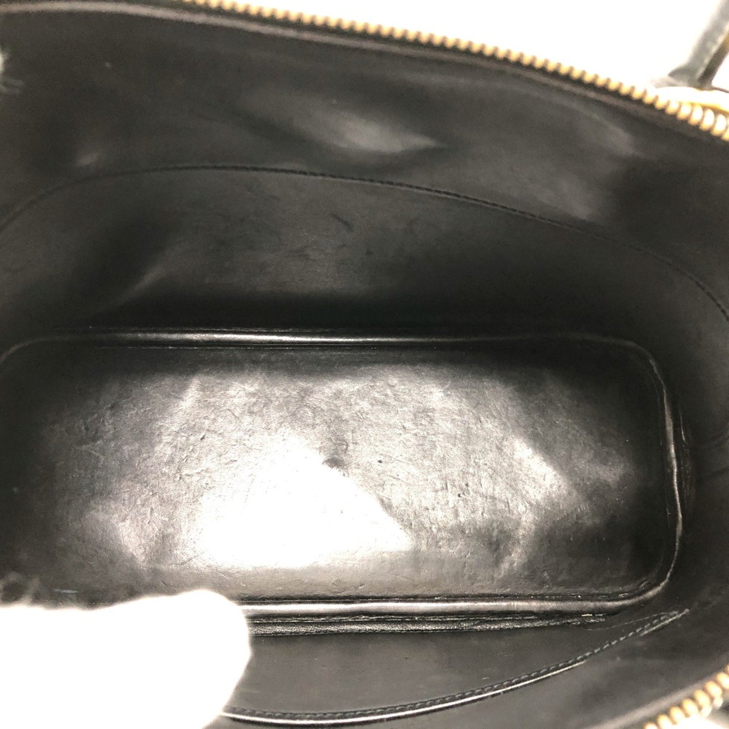 Hermès Black Leather Bolide