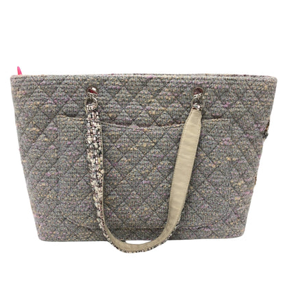 Chanel Gray Tweed Cambon