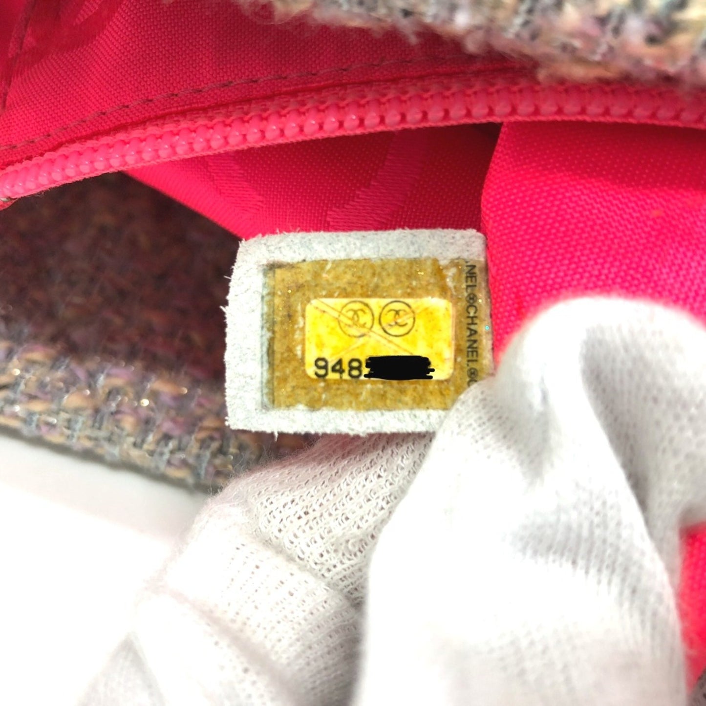 Chanel Gray Tweed Cambon