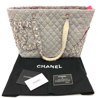Chanel Gray Tweed Cambon