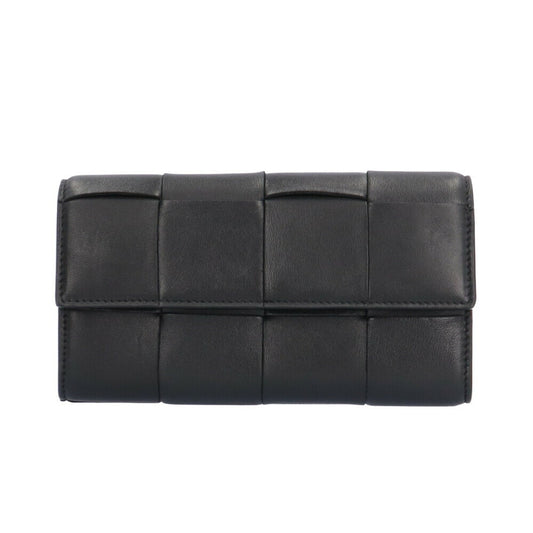 Bottega Veneta Black Leather Cassette