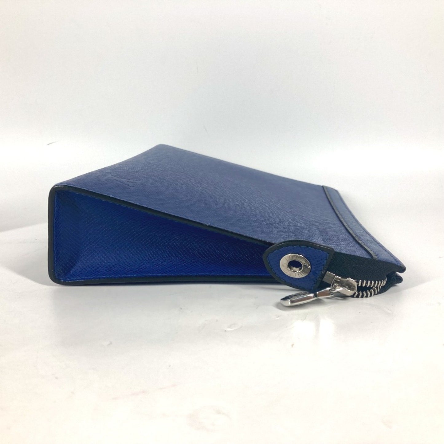 Louis Vuitton Blue Leather Pochette Voyage