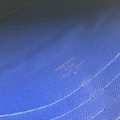 Louis Vuitton Blue Leather Pochette Voyage